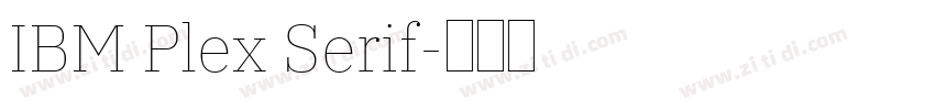 IBM Plex Serif字体转换